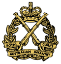 Hat Badge, Royal Australian Infantry Corps